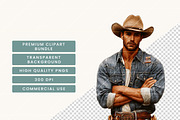 Modern Western Clipart Bundle, a Person Illustration by BusyDaydesign (Thumbnail 8 of 9)