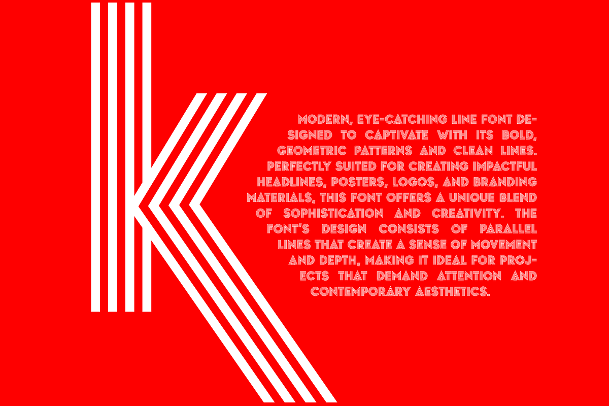 Striped Headline Font, a Symbol Font by artyway (Photo 5 of 6)