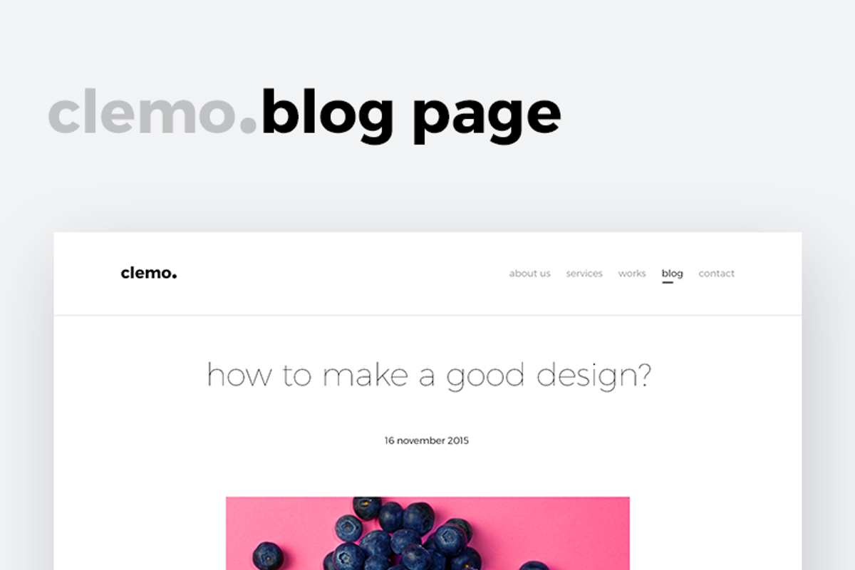 Clemo - Multipurpose PSD Template, a Websites & App Template by uispot (Photo 9 of 10)