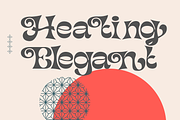 Heating Elegant Font, a Font by 177Studio (Thumbnail 1 of 6)