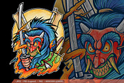 Watercolor Heroes & Demon Part 01, an Illustration by NStudio (Thumbnail 4 of 5)