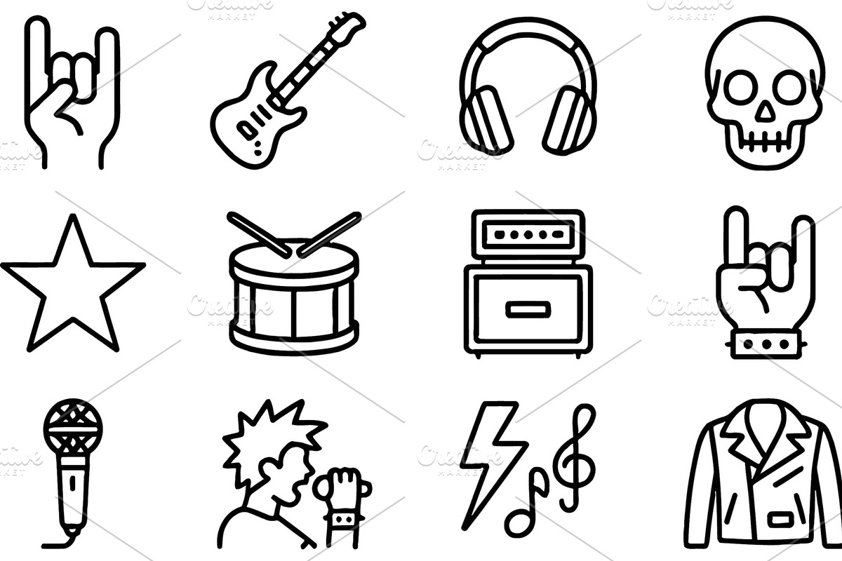 Exciting line icons representing, an Illustration by ZinetroN