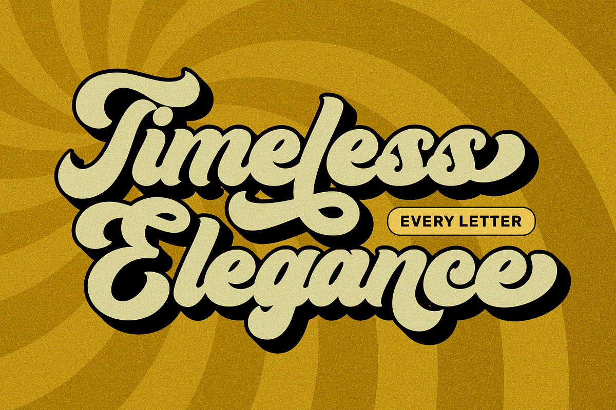 Fradle Script - Retro Bold Fonts, a Script Font by Namara Creative Studio (Photo 2 of 13)