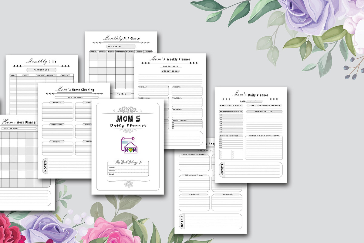 Mom's Planner, a Stationery Template by design_hut (Photo 2 of 3)