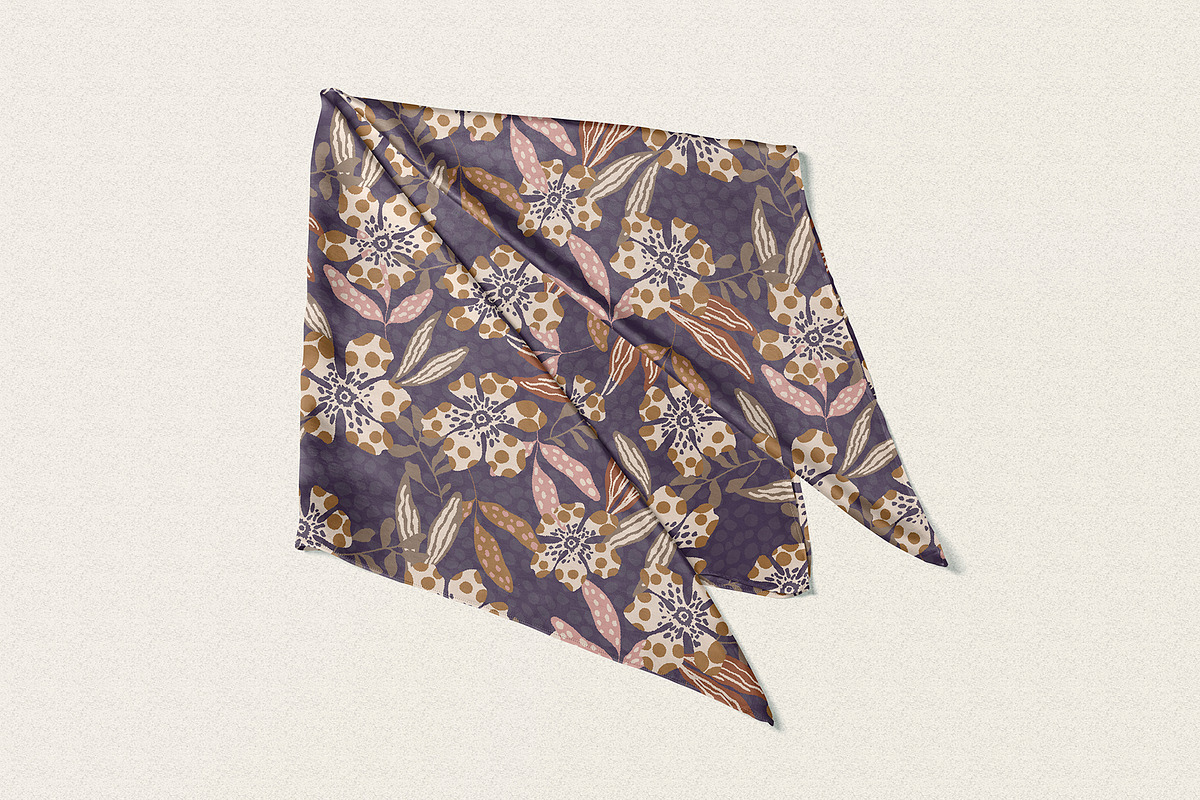 Polka Floral Seamless Pattern, a Pattern Graphic by StudioGlouna (Photo 7 of 9)
