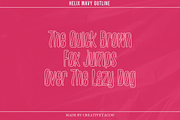 Helix Wavy - Futuristic Font, a Sans Serif Font by Creativetacos (Thumbnail 7 of 12)