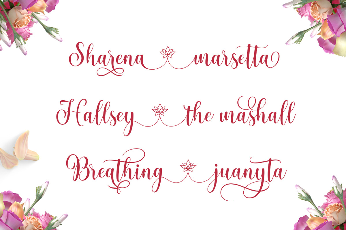 Pretty Heart, a Script Font by Suza Studio (Photo 4 of 8)