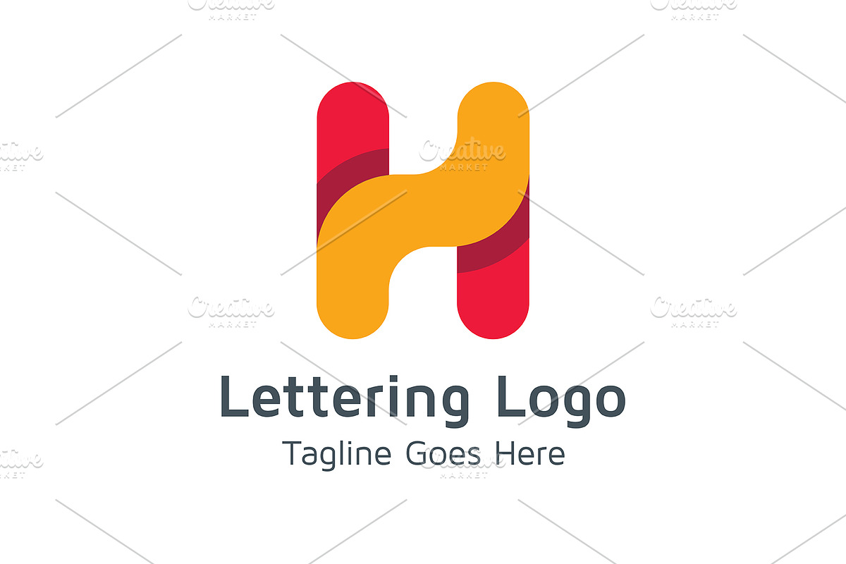 20 Logo Lettering H Template Bundle, a Branding & Logo Template by Acongraphic (Photo 12 of 21)