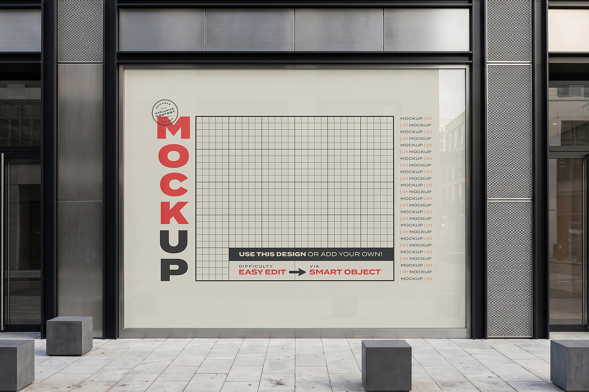 Storefront Window Mockups, an Advertising Mockup by Luuqas Design (Photo 8 of 13)