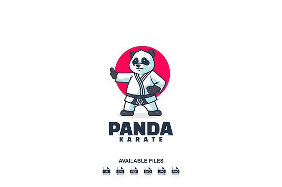 Panda Karate Logo preview 2