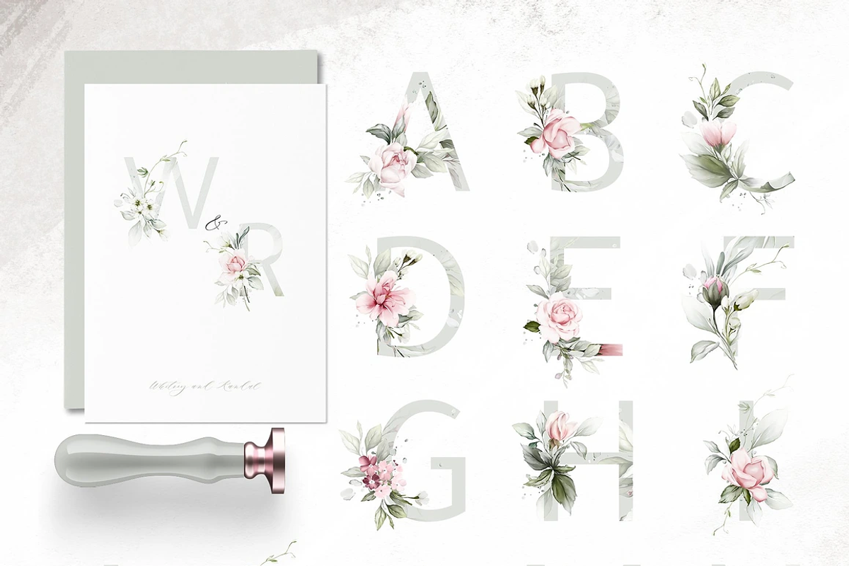 1K+ Belle Watercolor Floral Bundle, an Illustration by Karma (Photo 33 of 54)