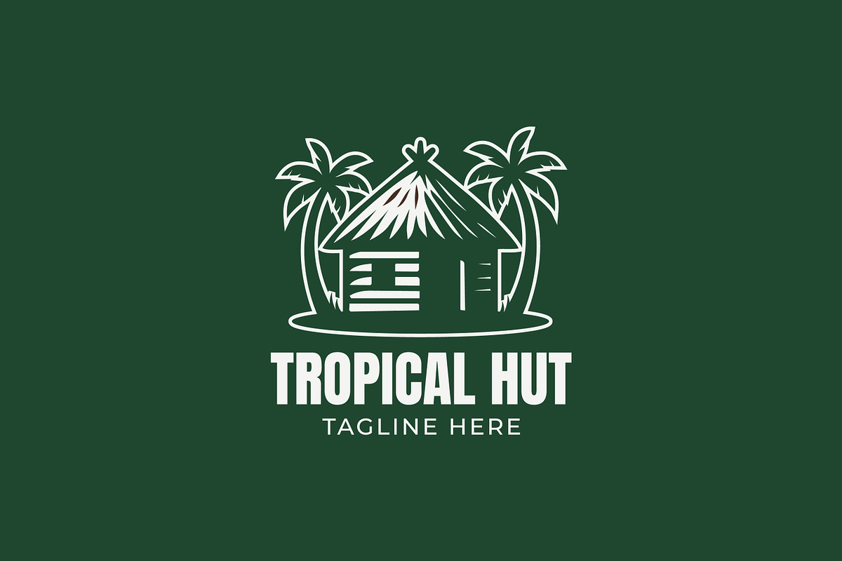 Traditional Tropical Hut Logo, a Branding & Logo Template by Signatoro (Photo 3 of 3)