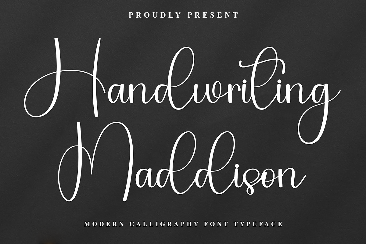 Handwriting Maddison, a Handwritten Font by FreshTypeINK (Photo 1 of 8)