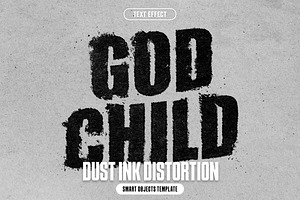 Dust Ink Distortion Text Effect, a Layer Style Add-On by iDoodle Studio