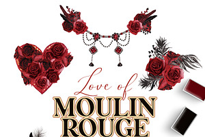 Watercolor - Love Of MOULIN ROUGE