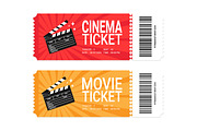 Movie Tickets Design Set, an Object Illustration by PsychocheArt (Thumbnail 2 of 4)