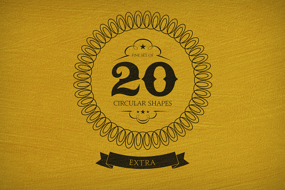 20 Circular Shapes - Vector - Extra preview 6
