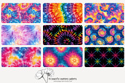 70 abstract tie-dye seamless pattern, a Pattern Graphic by Poppy Lane Studio (Thumbnail 2 of 10)