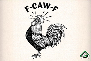 F-Caw-F PNG, an Illustration by Craft Nest
