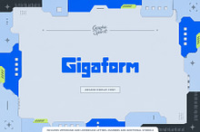 Gigaform Modular Arcade Display Font