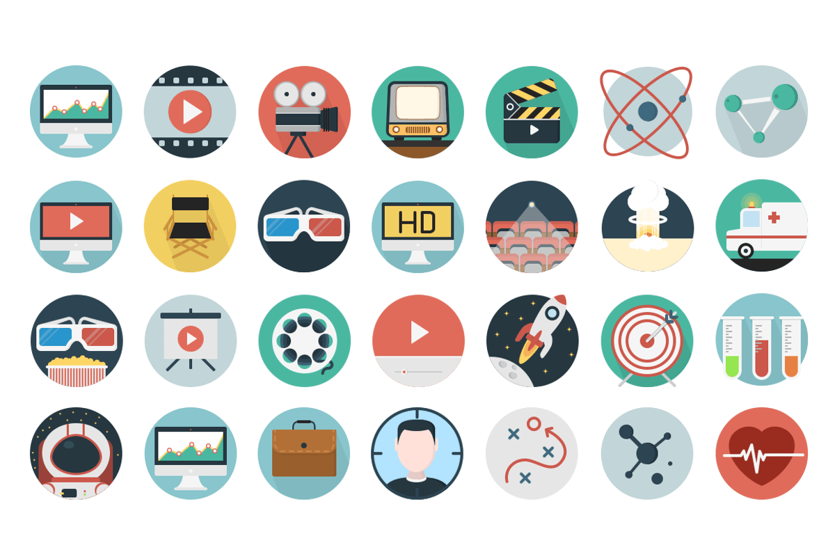 300 Flat icons, an Icon by Icon54 (Photo 2 of 5)