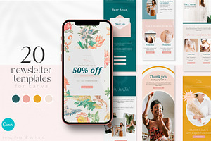 20 Canva Newsletter Templates