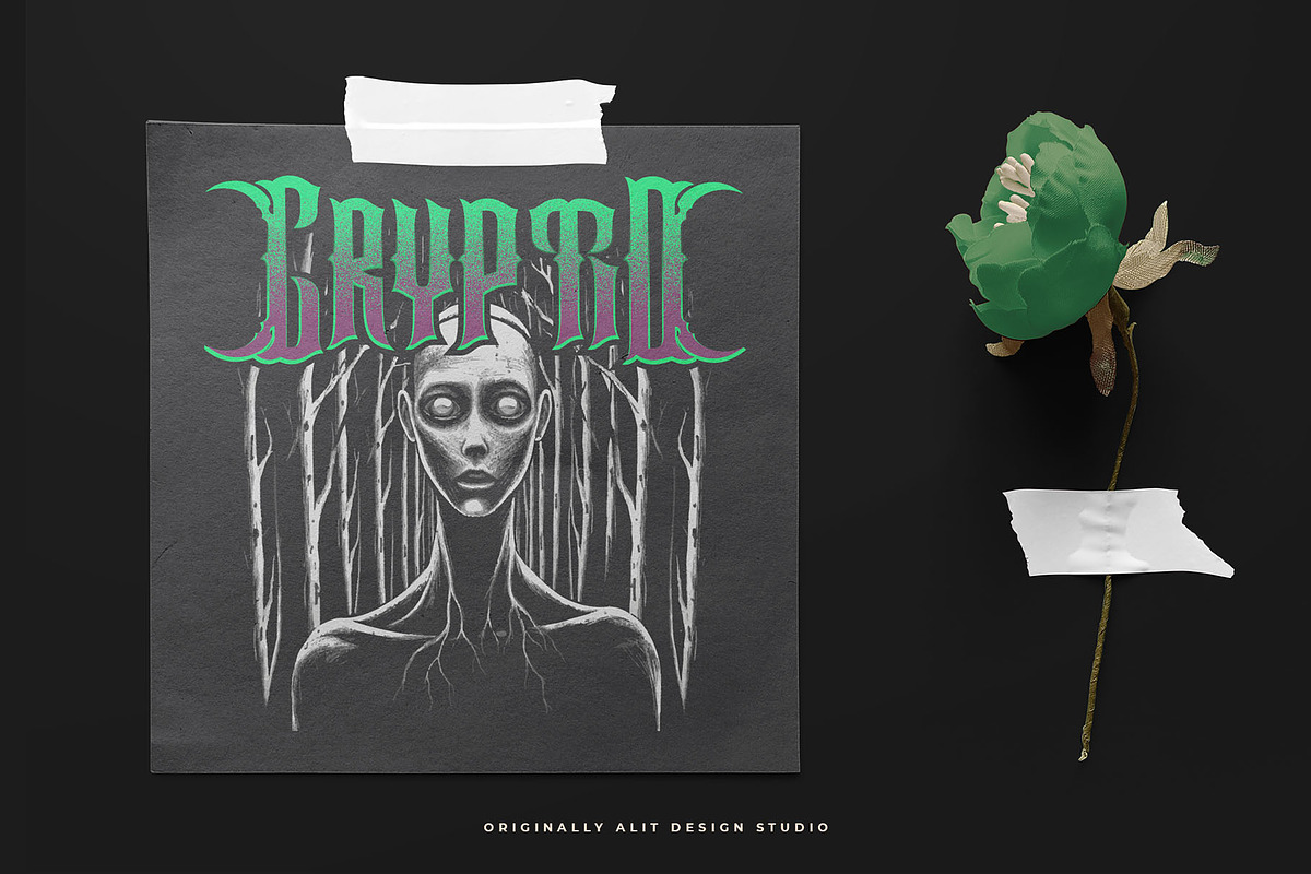 Darksad Typeface, a Blackletter Font by alit design (Photo 16 of 20)