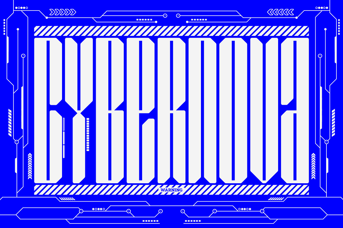 Zephyrus | Modern Condensed Cyber, a Sans Serif Font by Ardana Creative (Photo 4 of 7)