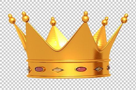 Crown - 3D Render PNG preview 3
