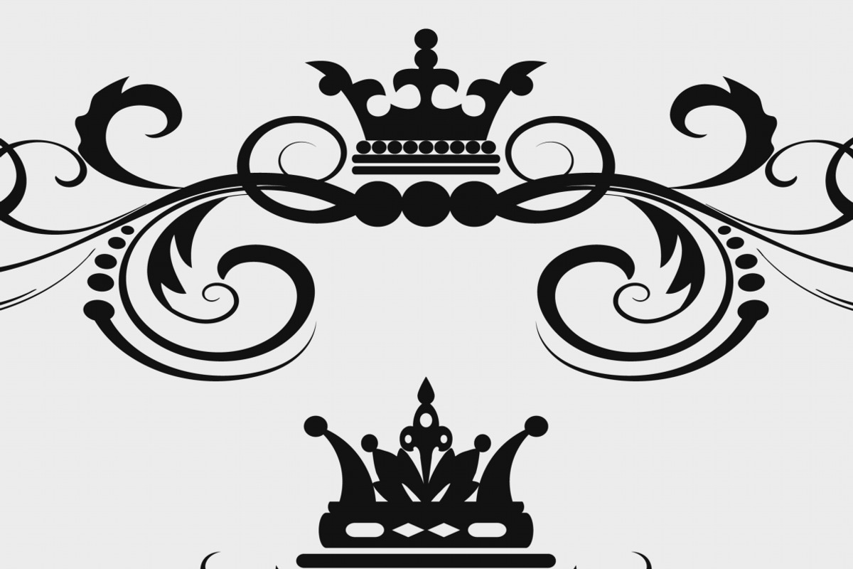 Set Vintage Elements, an Outline Icon by kio (Photo 4 of 4)