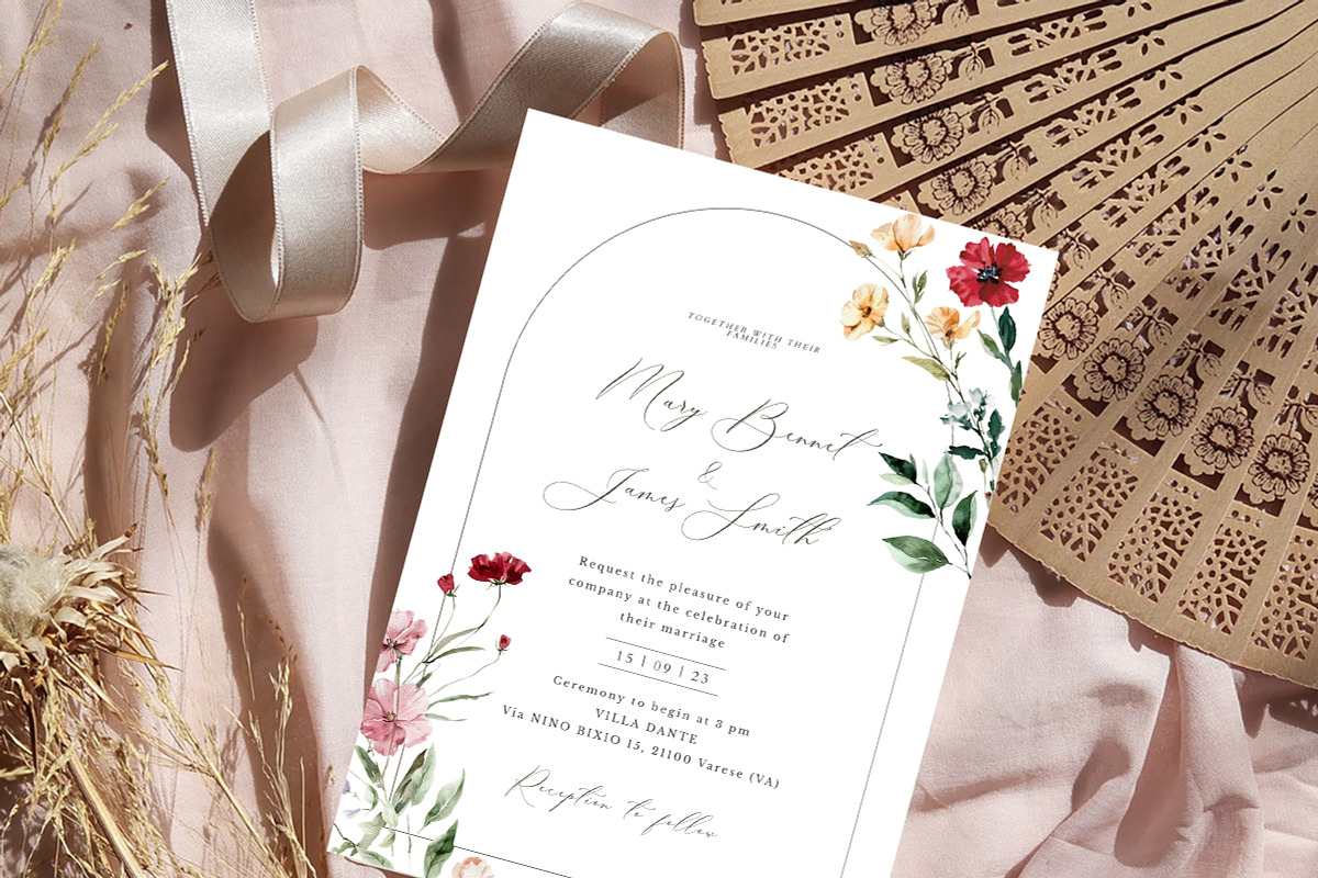 Blush Burgundy Flower, a Decorative Illustration by heyiamalice (Photo 6 of 9)