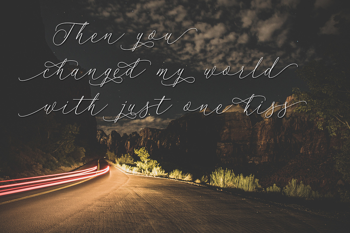 Sentosa, a Script Font by PollemSt (Photo 4 of 12)