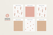 Strawberry ice cream –vector version, a Pattern Graphic by Olena Kuznietsova (Thumbnail 2 of 7)