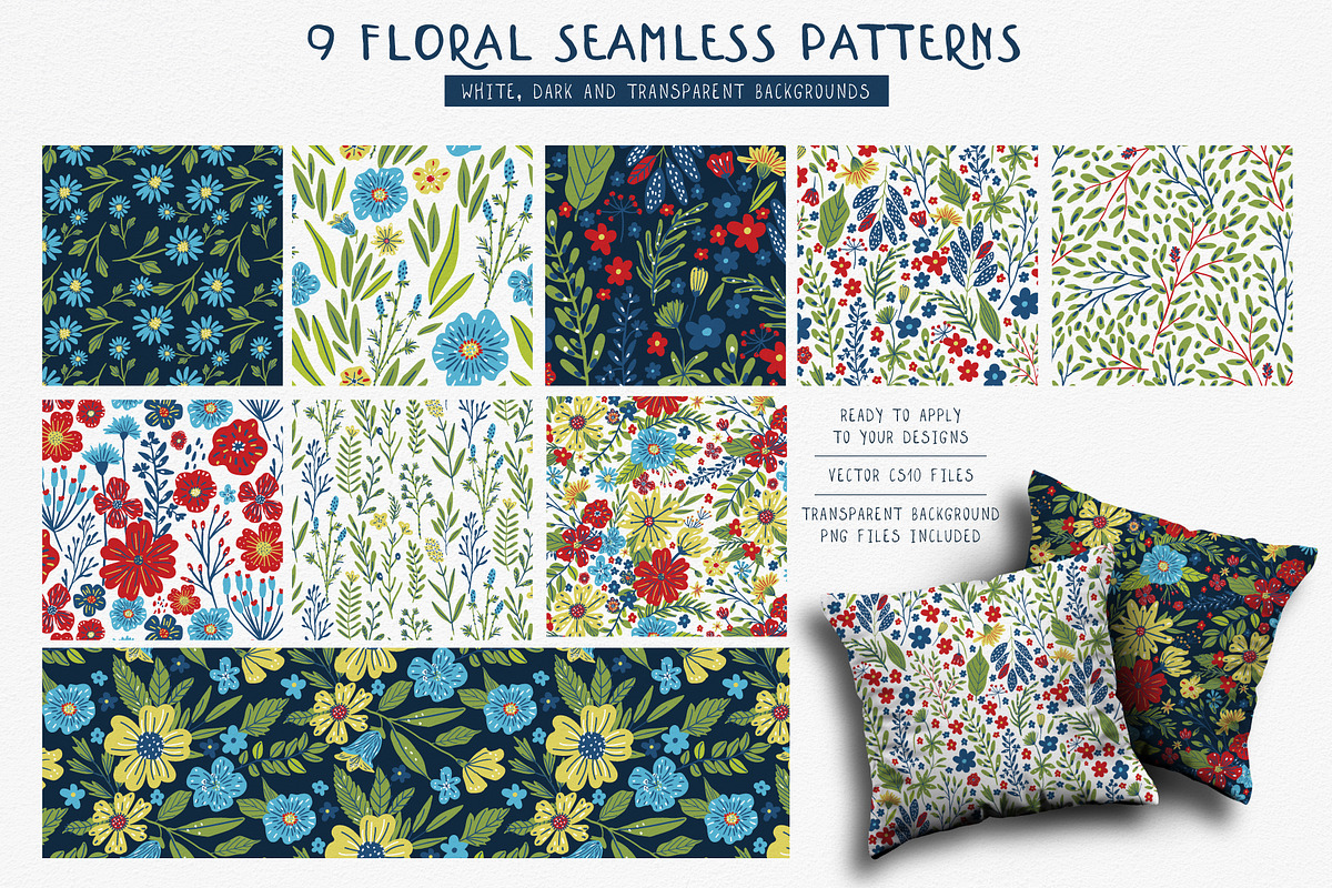 Rainbow Bloom - Floral Collection, an Illustration by Anna Ivanir (Photo 3 of 6)