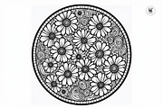 Floral Mandala Vector Bundle Set, an Illustration by Designs_River (Thumbnail 4 of 9)