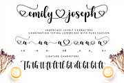 Emily Joseph - Valentine Font, a Script Font by Jimtype Studio (Thumbnail 2 of 10)