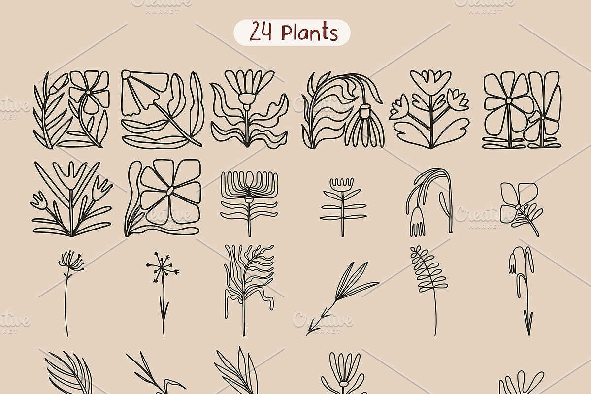 224 POTTERY CLIPART - HAND DRAWN, an Object Illustration by JuDesign (Photo 11 of 25)