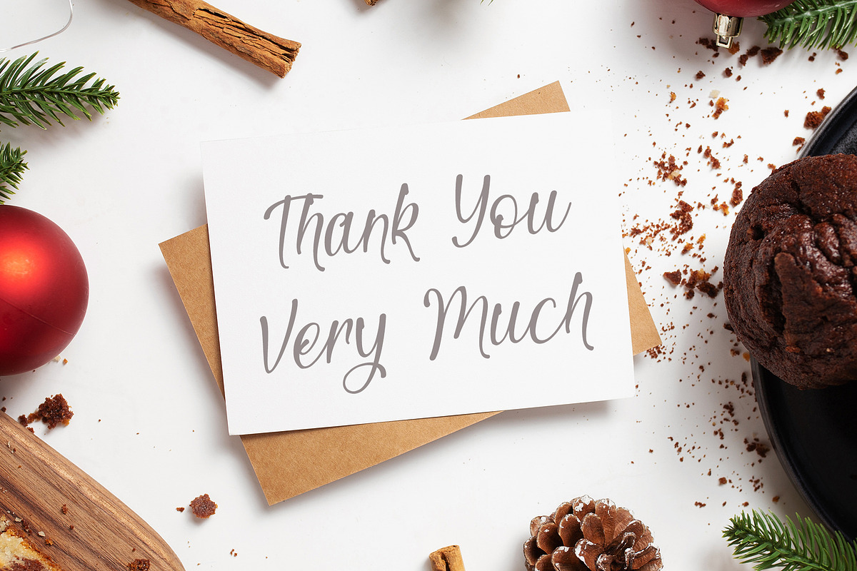 Christmas Weather, a Script Font by Letterafa Studio (Photo 10 of 10)