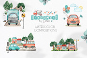 Watercolor Transport by land, an Object Graphic by Ana-Sakuta (Thumbnail 2 of 22)