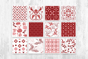 Chinese Ceramic Patterns, a Pattern Graphic by AsianElements (Thumbnail 14 of 14)