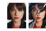 Torn Paper Photo Effect Template, a Layer Style Add-On by DesignerCandies (Thumbnail 5 of 6)