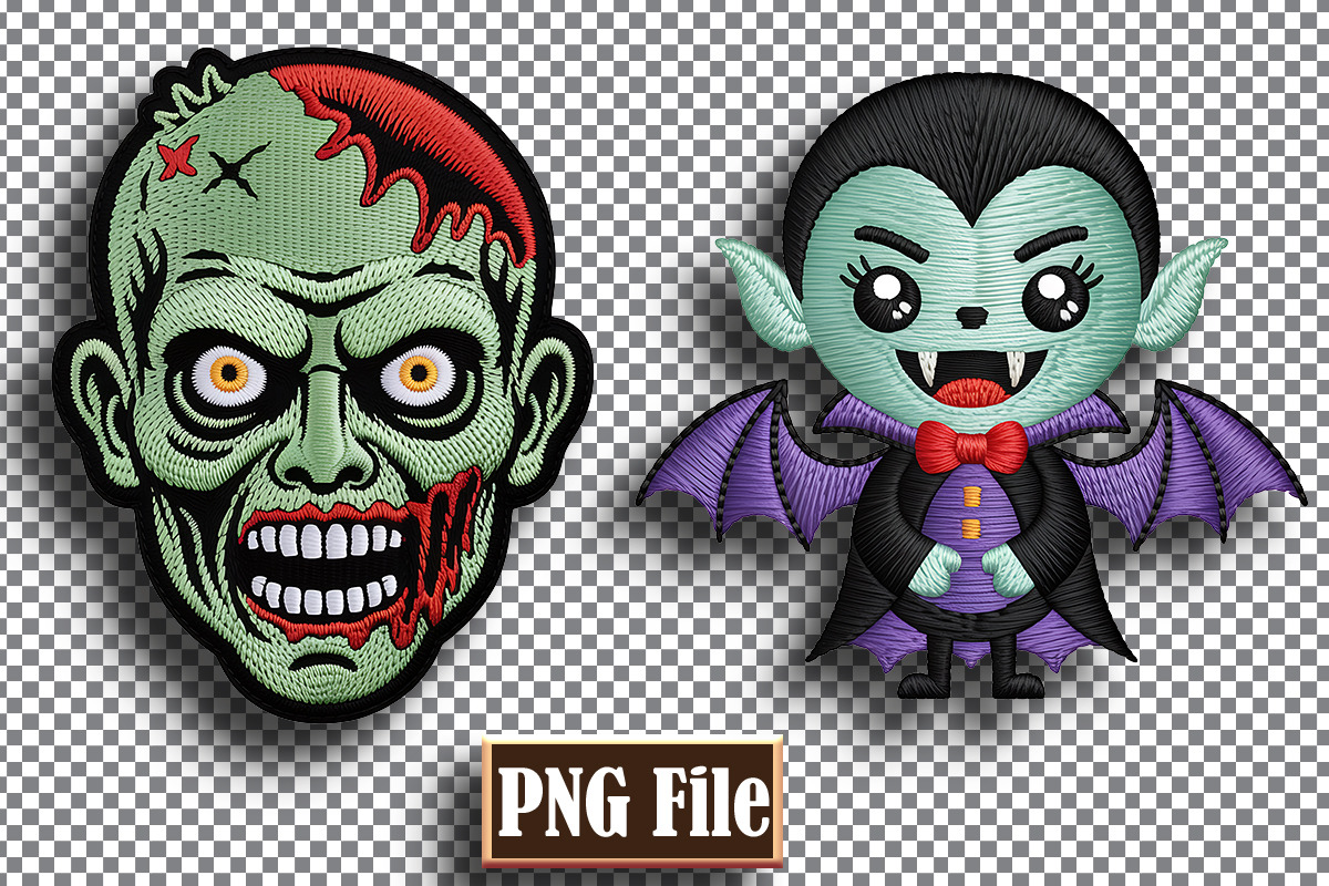 Halloween Embrotary Clipart Bundle, a Seasonal Illustration by protabsorkar11 (Photo 2 of 5)
