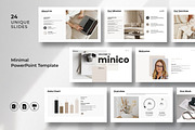 Minimal PowerPoint Template, a Presentation Template by Creative-Work (Thumbnail 1 of 5)