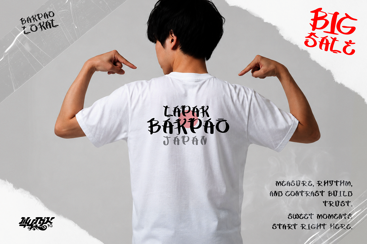 LAPAK BAKPAO, a Handwritten Font by MUNIK STUDIO 3D (Photo 4 of 8)