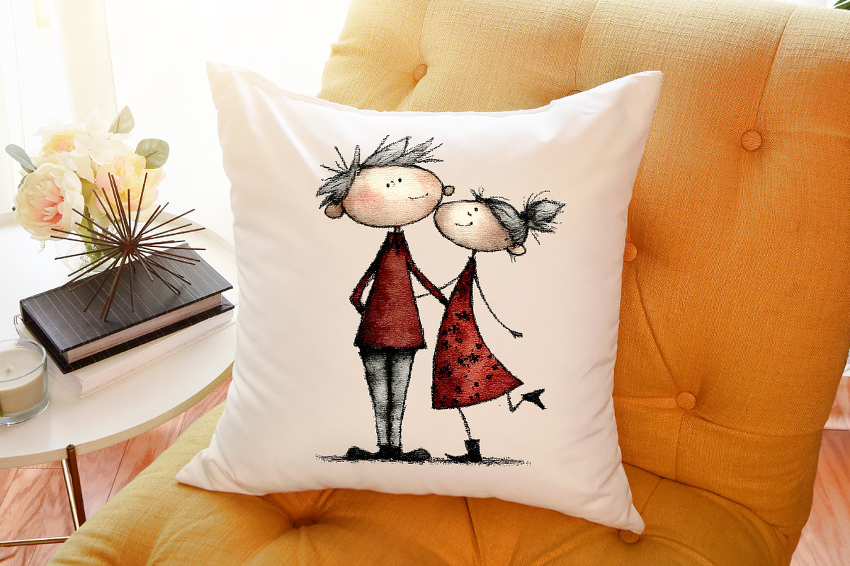 Quirky Life in Retirement Clipart, an Illustration by Sublimation Artist (Photo 6 of 6)