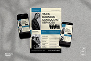 Tax Consultant Services Flyer, a Flyer Template by Neermana (Thumbnail 1 of 4)