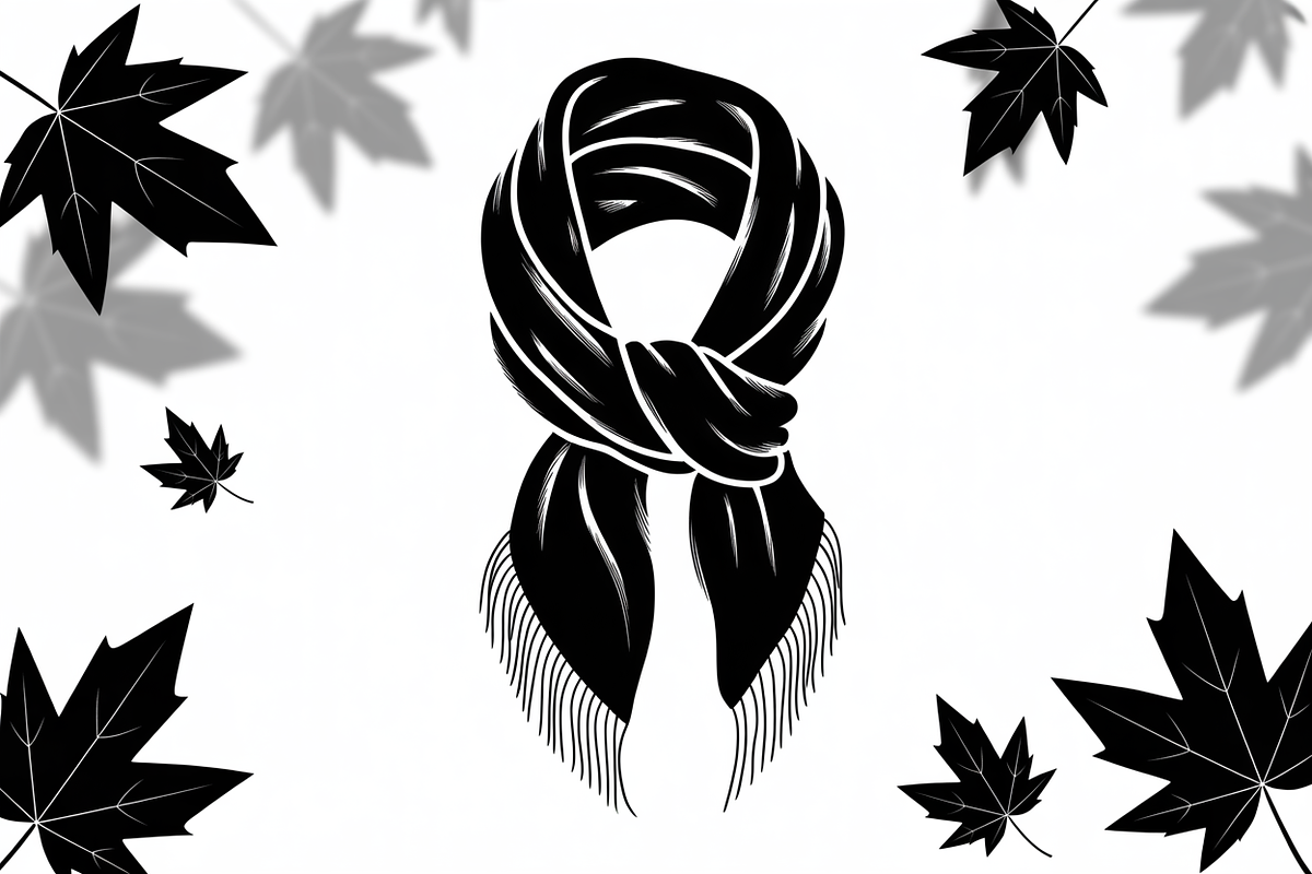 Autumn Girl Silhouette with Scarf, a Graphic by Creativeshirt (Photo 8 of 9)