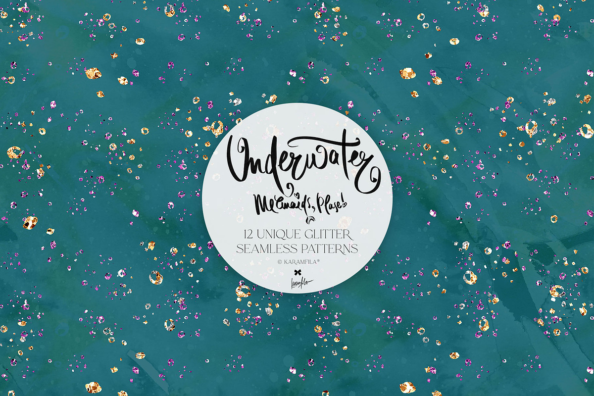 Mermaid Scales Glitter Textures, a Texture Graphic by KaramfilaS (Photo 22 of 26)