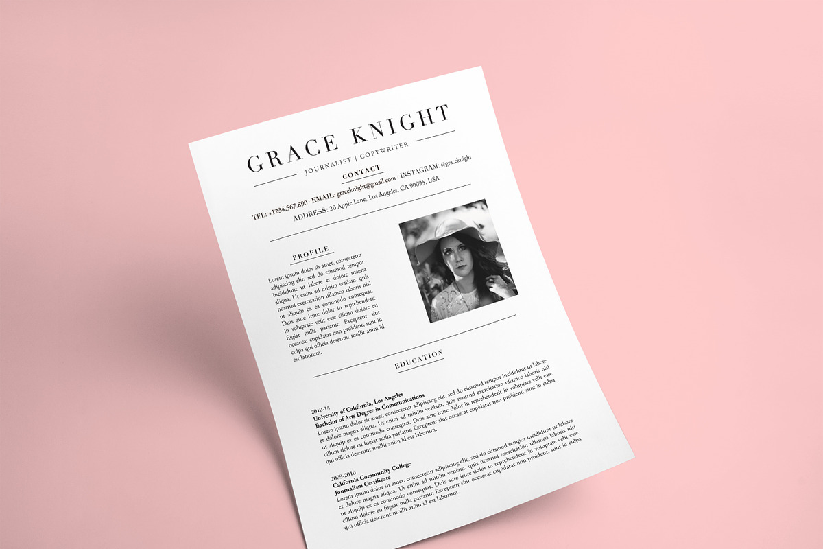 Modern Resume Template, a Resume Template by The Alchemy of Design (Photo 2 of 3)