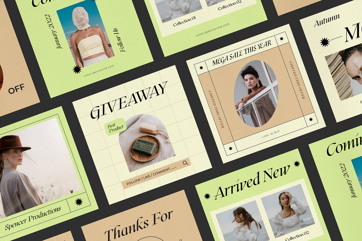 Spencer - Instagram, a Social Media Template by Temptackle (Photo 2 of 5)